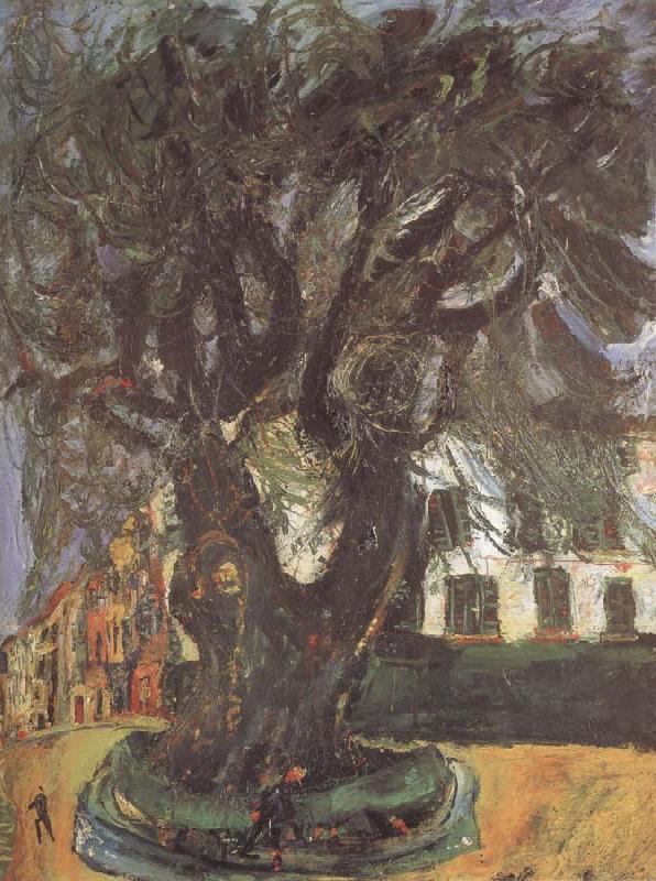 Chaim Soutine The Tree of Vence oil painting image